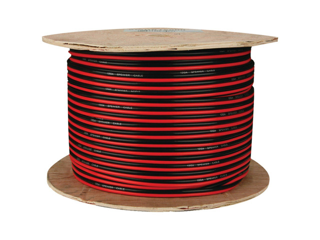 Electronics SWRB16-500 Zip Wire 16 Gauge 500-Foot Each (Red and Black) AWG rated 2 conductor cord, color-coded jacket, flexible stranded build...