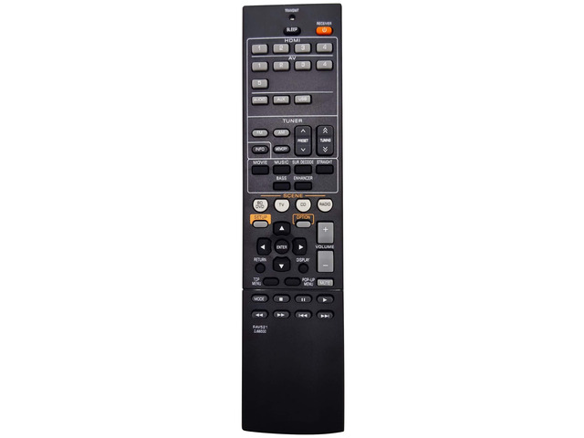RAV521 / ZJ665000 AV Receiver Remote Control Replacement [Make] For use with Yamaha HTR-3067, RX-V377, RX-V377BL, YHT-4910U