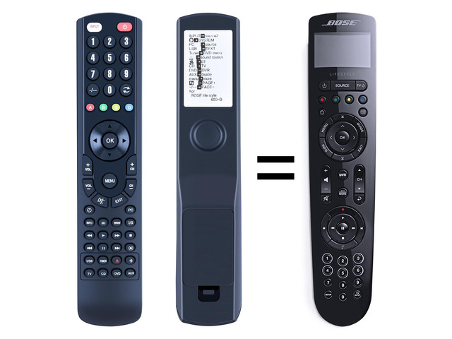 New Replacement Remote Control for Bose Lifestyle 650/600/550 Media Center 743877-0010