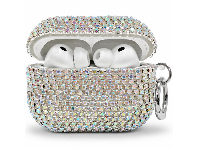 Bling Case Compatible with AirPods Pro 3 (2025), Sparkling Diamond Case for AirPods Pro 3 Case Bling Rhinestones Case for Women, Shockproof...