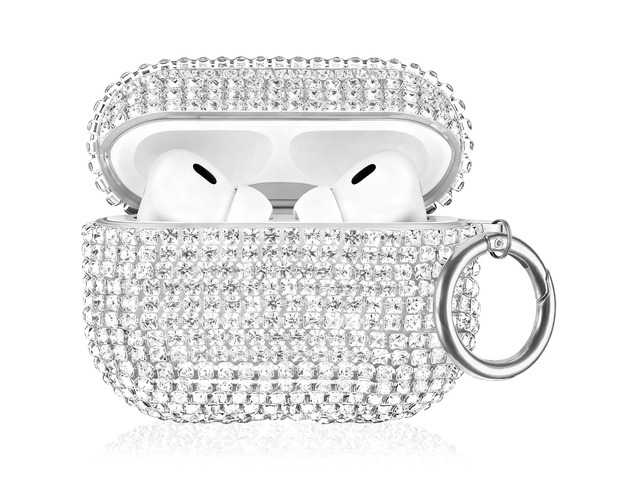 Bling Case Compatible with AirPods Pro 3 (2025), Sparkling Diamond Case for AirPods Pro 3 Case Bling Rhinestones Case for Women, Shockproof...