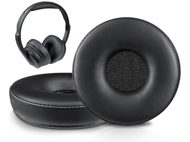 Earpads Replacement for Skullcandy Cassette On-Ear Wireless Headphones, Ear Pads Cushions with Soft Protein Leather and High-Density Foam - Black