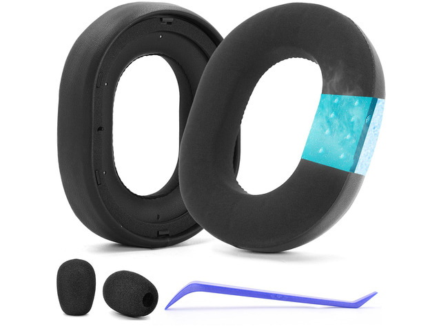 Cooling Gel Earpads for Razer BlackShark V3 Pro (Do Not V3 / V3X) BlackShark V3 Pro Cooling Gel Earpads and Mic Foam (Do Not Fit Razer BlackShark...