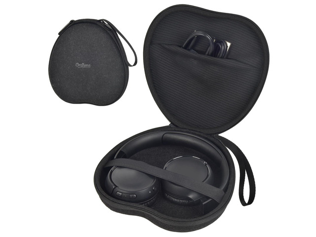 Premium Over-Ear Headphone Case Compatible with JBL for KVIDIO for TOZO Soundcore Anti-Crush Hard Shell Travel Storage Bag with Cable...