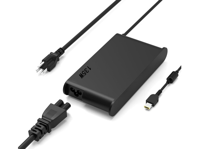 135W Charger Compatible with Lenovo ThinkPad P15v T15p x1 Extreme Gen 3 5 Ideapad Gaming 3-15 L340 Yoga Y50-80 Y50P Y40-70 Y50-70 ADL135SDC3A...