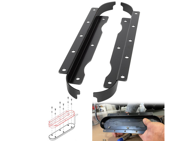000-12602-001 Transducer Flush Mount Bracket, SS3D & TTLSCN Skimmer Flush Mount Compatible with StructureScan 3D Skimmer Transducer and TotalScan...