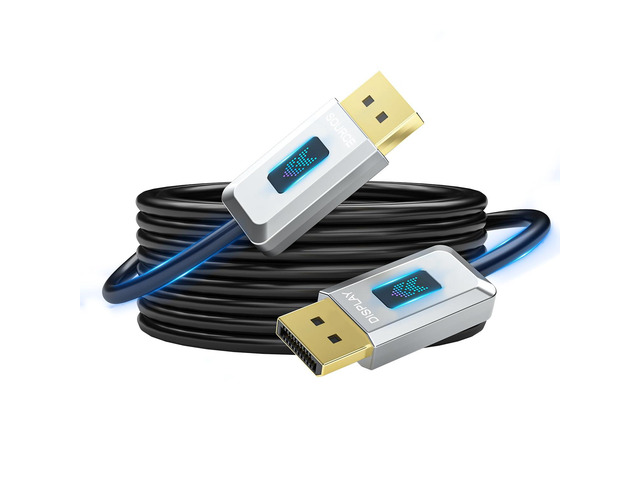 16K DisplayPort 2.1 Cable 40Gbps Display Port Cord 3.3FT/1M DP 2.1 Cable Support HDR/HDCP/DSC 1.2a, FreeSync G-Sync for Gaming Monitor 5090 7900XTX