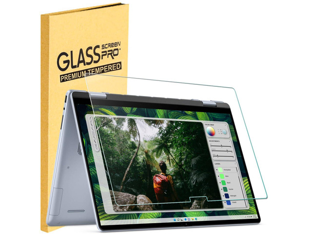 Tempered Glass Screen Protector for 2026 New Dell 16 Plus 2-in-1 (DB06250) & Dell 16 7640 (2-in-1) 16 inch Laptop 9H Hardness Anti-Scratch, Ultra...