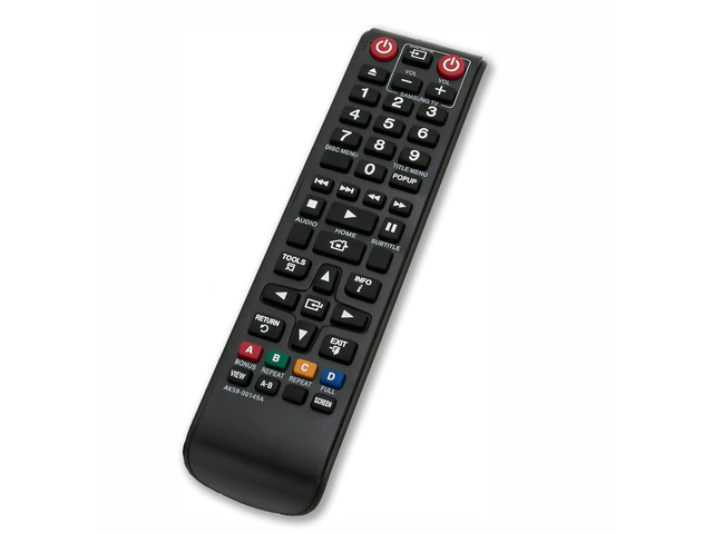 Replacement Remote Control for Samsung BD-JM57 BD-J5700/ZA BD-FM51C BD-FM51C/ZA Blu-ray Disc Player