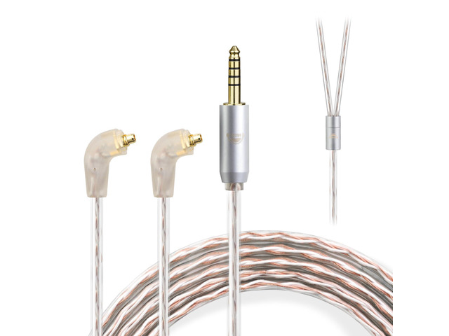 ER4SR to 4.4MM Upgraded Replacement Cable for Etymotic Earphones Cable 4 Core for Etymotic ER4SR ER4XR ER3XR ER3SE ER2XR ER2SE LN008099 3.94FT