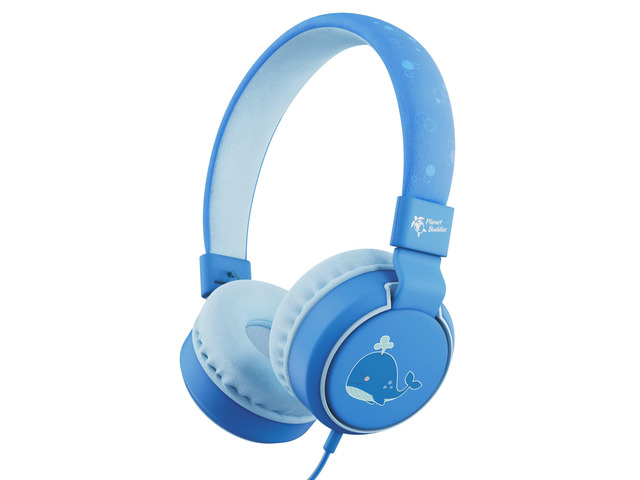 Kids Headphones with Cord, Whale Design, 85dB Volume Limited Wired Headphones for Toddler Boys & Girls Ages 3+, Foldable On-Ear, Stereo Sound...