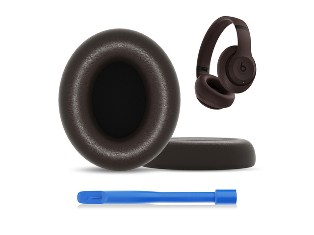 Replacement Ear Pads Cover Compatible with Beats Studio Pro Over-Ear Headphone, Brown Ear Pads Cushions