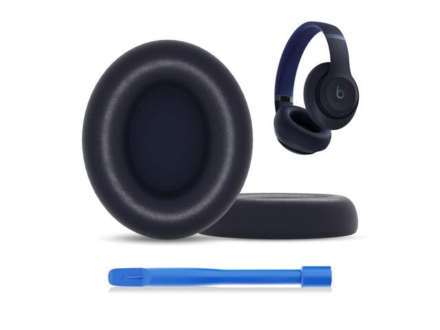 Replacement Ear Pads Cover Compatible with Beats Studio Pro Over-Ear Headphone, Blue Ear Pads Cushions