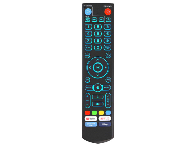 New Backlight V5 Pro Voice Remote, Compatible with vSeeBox V1/ V2/ V3/ V5 Pro/ V3 Plus/ V1 Max/Elite/Max Series