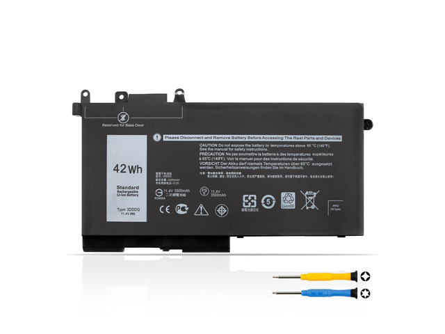 42Wh 3DDDG Laptop Battery for Dell Latitude 5280 5288 5290 5480 5488 5490 5491 5495 5580 5590 E5280 E5480 E5580 E5490 E5590 Precision 3520 3530...
