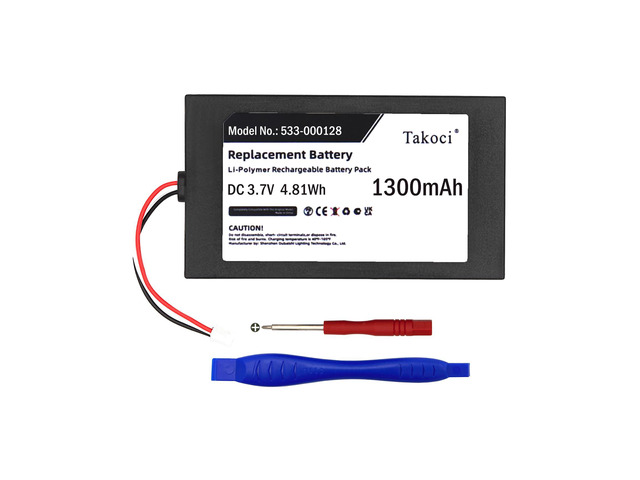 1300mAh Replacement Battery for Harmony 950 Elite 915-000257 915-000260 Remote Controls Part Number 533-000128 623158