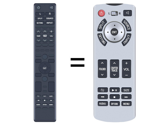 86170-50500 Remote Replacement for Toyota Sienna DVD Rear Entertainment Compatible Models: 2017-2020, Full Function Replacement, No Programming,...