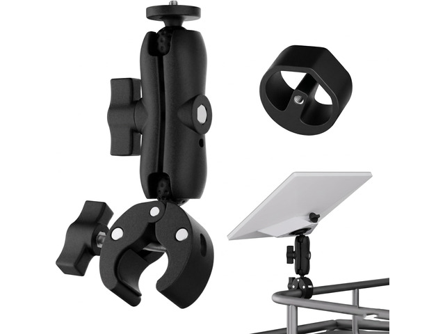 Starlink Mini Clamp Mount Compatible with 2024/2025 Pipe Adapter for RV, Pole, Yacht, Camper, Guardrails, Starlink Mini Accessories for 2026/2025...
