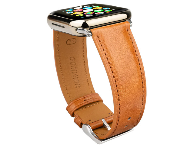 Leather Bands Compatible with Apple Watch Band 42mm 44mm 45mm 49mm Ultra, Replacement Band Leather Strap for Men iWatch Ultra 3/2/1 Series 9 8 7 6 5 4