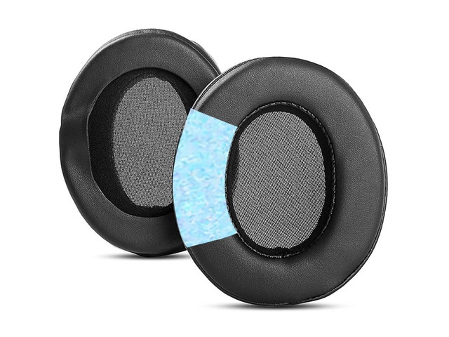 Ear Pads Replacement for Radio Shack AM/FM Stereo Headphones Protein Leather Ear Cushions, Soft Comfortable Earpads for RadioShack Headset