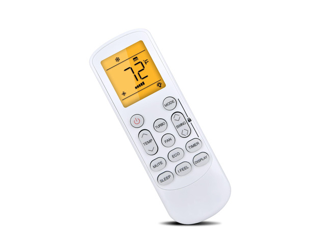 Replacement for HYKOLITY/ROVSUN/Della Mini Split Air Conditioner Remote for HYKOLITY 9,000 BTU 12,000 BTU 18,000 BTU 24,000 BTU Air Conditioner...