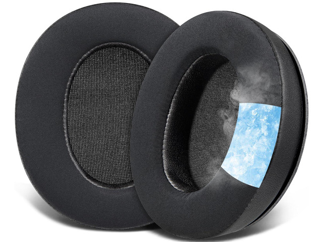 Cooling Gel Earpads Replacement for KRK KNS6400/KNS6402/KNS8400/KNS 8402 Headphones, Ear Pads Cushions with Durable Ice Silk Fabric, Comfort Noise...