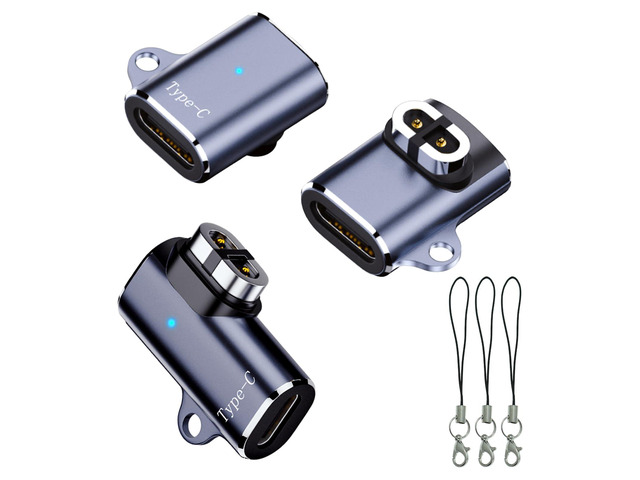 Shokz Headphone Charger Adapter 3-Pack USB C Charging Adapter to Shokz Magnetic Converter Compatible with Shokz OpenComm 2/UC, OpenRun...