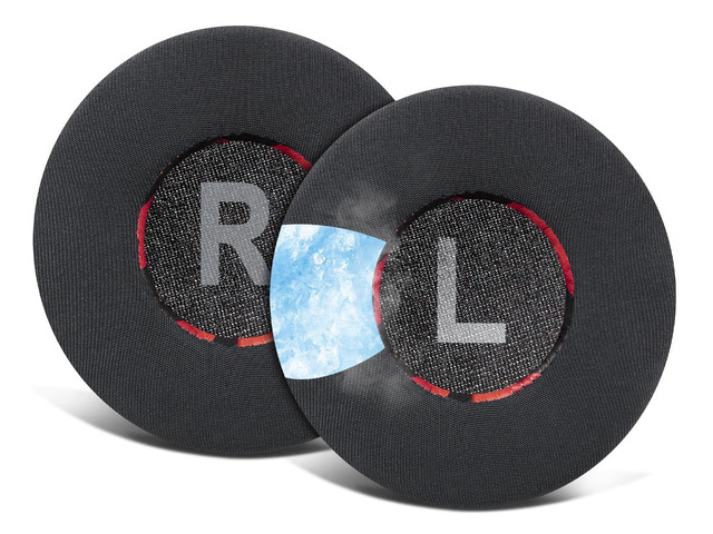 70mm Cooling Gel Earpads Replacement for Jabra Move/Elite 25h Wireless On-Ear Headphones, Ear Pads Cushions with Ice Silk Fabric, High-Density...