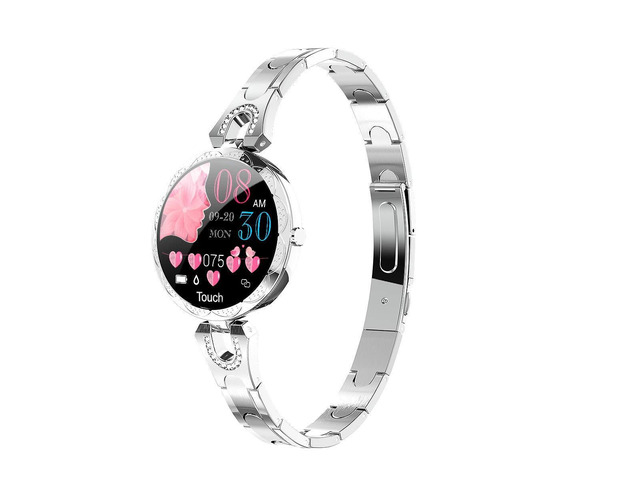 Smartwatch for Women Compatible for Android/iOS Phones. Health and Fitness Tracker with Heart Rate Blood Pressure Bluetooth Remote Photography...