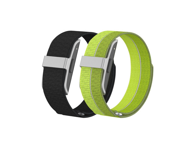 2 Pack Nylon Bands Compatible with Hume Band, Soft Breathable Two-Tone Replacement Straps for Hume Health Band, Adjustable Hook-and-Loop Wristbands...