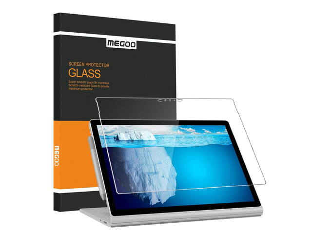 Tempered Glass Screen Protector for Microsoft Surface Book 2/3 15 Inch, Scratch Resistant, Easy Installation, Compatible with Surface Pen