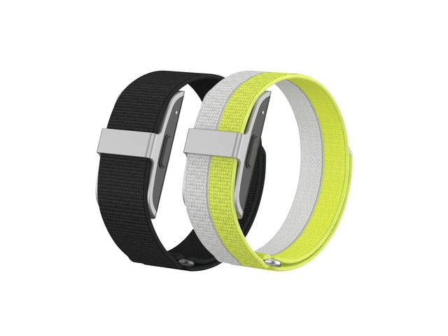 2 Pack Nylon Bands Compatible with Hume Band, Soft Breathable Two-Tone Replacement Straps for Hume Health Band, Adjustable Hook-and-Loop Wristbands...