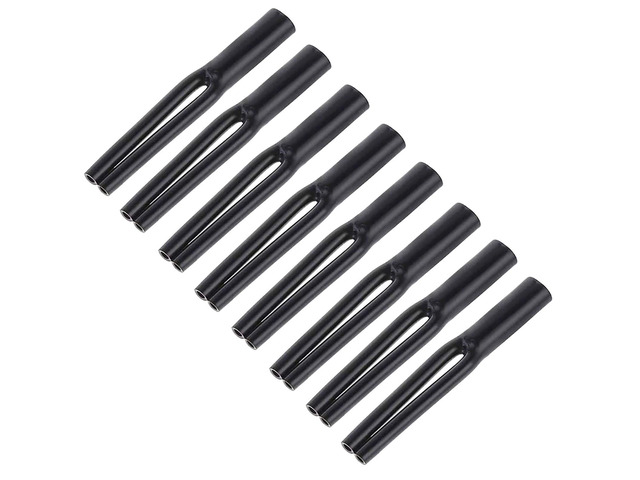 Cable Pants,Speaker Wire Pants, Speaker Pants (12mm- 2X 5.5mm, 8-Pack, Black) Dressing Up Or Protecting Your Cable Wires