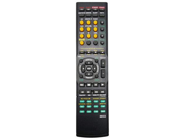 RAV315 AV Receiver Remote Control Replacement [Make] For use with Yamaha HTR-6025, HTR-6030, HTR-6050, RX-V361, RX-V361BL, RX-V561, YHT-280BL,...