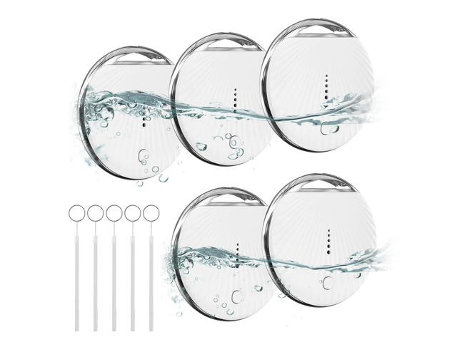 Air Tracker 5 Pack Work with Apple Find My APP (iOS Only, Not for Android), Item Finders with Sound, Keys Finder and Item Locator for Luggage,...