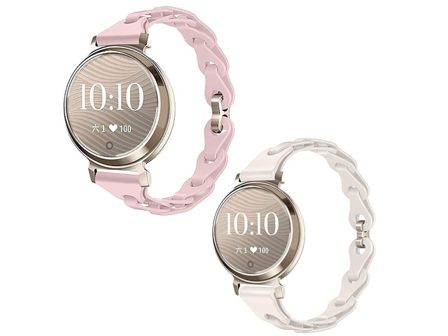 Compatible with Garmin Lily 2 Bands, 14mm Elastic Silicone Hollowed Out Replacement Straps Compatible for Garmin Lily 2 Smartwatch