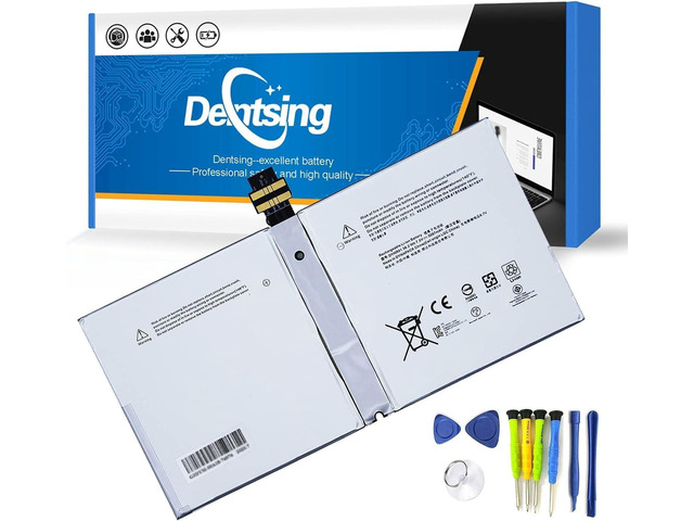 DYNR01 G3HTA027H Laptop Battery Compatible with Microsoft Surface Pro 4 1724 12.3 inch Tablet G3HTA026H 7.5V 38.2Wh 5087mAh with Tools
