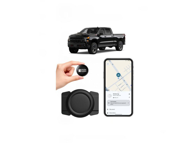 GPS Tracker for Vehicles (Android Only) Car Finder, Tracking Smart Tag for Car, Android Airtag for Kids, Compatible with Google Find Hub App, No...