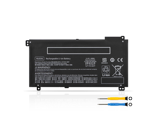 RU03XL Laptop Battery for HP Probook X360 11 G3 G4 G5 G6 440 G1 Series L12791-855 HSTNN-LB8K HSTNN-UB7P L12717-171 L12717-1C1 L12717-421...