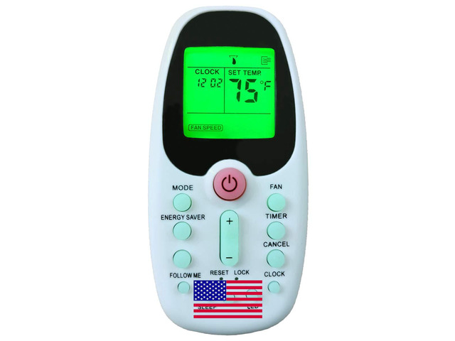 Remote Control for Danby R09/BGCE DAC7006DE DAC7077EE DAC8006DE DAC8007EE DAC10007EE DAC9006DE 2335509358 AC Air Conditioner