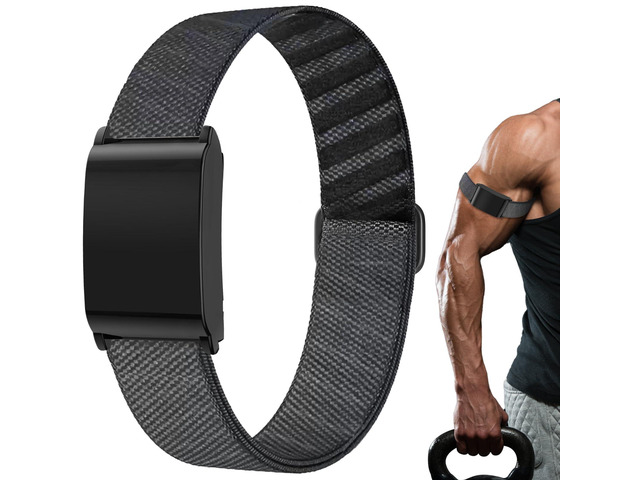 Nylon Sport Bicep Bands with Case for Whoop One/Peak/5.0/4.0/3.0 Band Not for Whoop 5.0 MG/Life, Stretchy Breathable Replacement Arm/Ankle Straps...