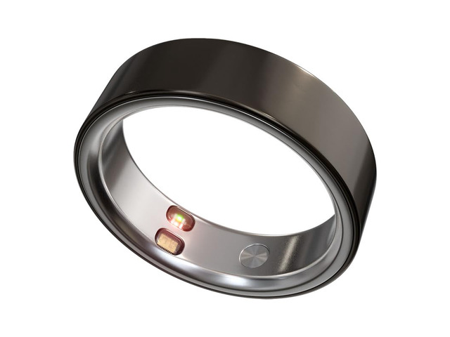 Smart Ring Health Tracker 5ATM Waterproof Sport Ring Exclusive Vibration Alerts Titanium Blood Oxygen/Sleep/Emotional Management Women Cycle...