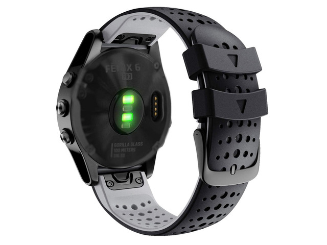 Silicone Quick Fit 22mm Watch Bands for Garmin Instinct 3 45mm / Fenix 8 47mm / Fenix 7/6/ 5, Soft Sport Skin-Friendly Waterproof Wristband Strap...