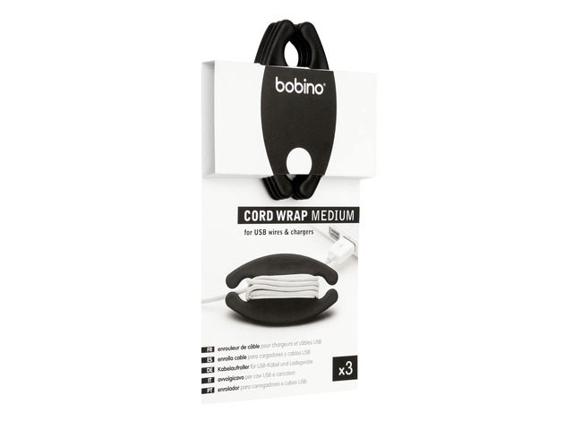 Cord Wrap & Organizer Desk Cable Management Medium 3 Pack