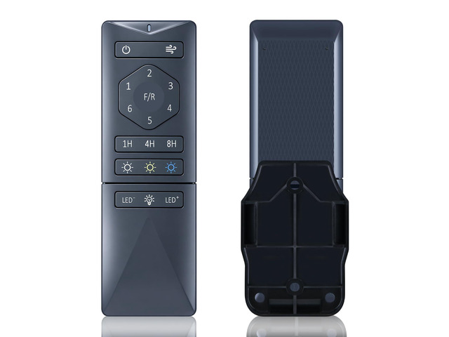Replacement Remote Control for WINGBO 60' Ceiling Fan with Light, Models SYCF6016 SYCF6014 SYCF6006, 6 Speed Control, Dimmable & Forward/Reverse
