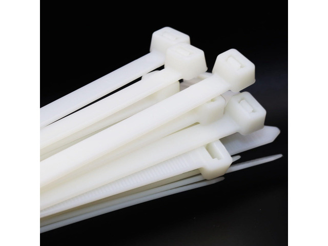 24 inch Zip Ties Heavy Duty outdoor use Extra Long Cable Ties White 100 pcs 120 lbs thick plastic Ziptie
