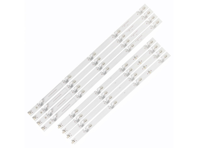 8 Pieces LED Backlight Strips (3V) for Vizio 50''TV V505-H19 V505-H9 V505-G9 D50X-G9 V500DJ6-D03 JL. D50091330-202CS-M_V01 JL. D50091330-202DS-M_V01...