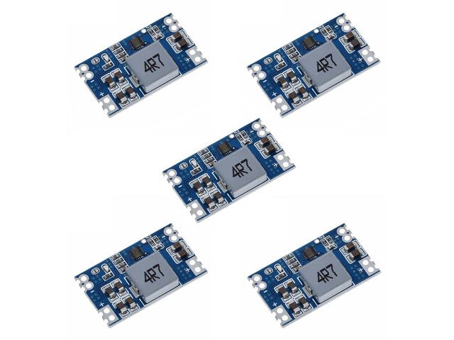 5 Pieces 3.3V 3A Regulator Module Mini Voltage Reducer DC to DC 12V 24V 5-20V to 3.3V Buck Converter Step-Down Power Supply Transformer Module