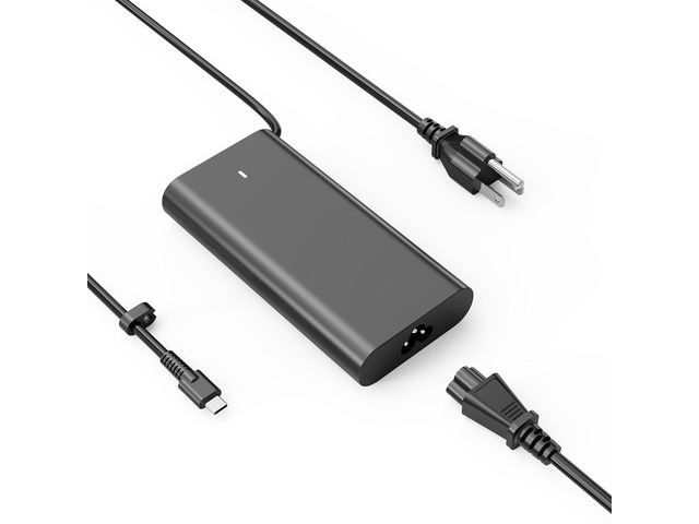Slim 100W USB-C Type-C Laptop Charger DA100PM220 for Dell Latitude 5340 5440 5540 7340 7440 7640 9440 2-in-1 Precision 3480 3580 3581 5480 5680...