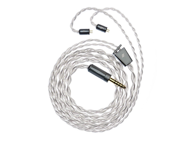 Effect Audio Cadmus Lite 4-Wire IEM Cable, Silver-Plated Copper Litz, Clear Treble & Spacious Vocals Septuplet Core Bundle Headphone Cord for 2-Pin...